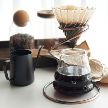 咖啡滤纸杯支架手冲咖啡架蛇形滤杯支架家用冷萃美式咖啡滴漏壶