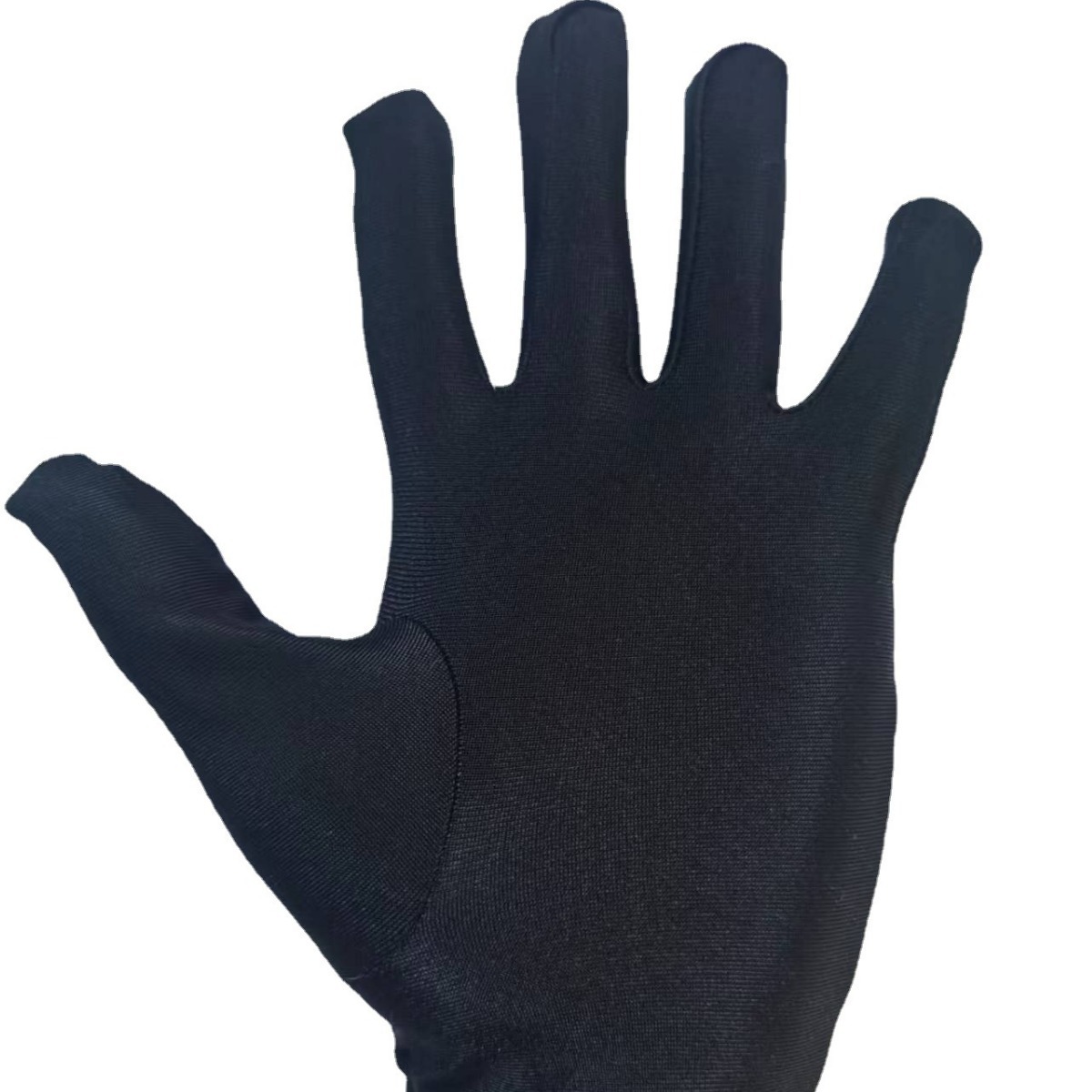 春秋薄款黑白优质氨纶防晒高弹力加大精品男士运动礼仪防晒手套