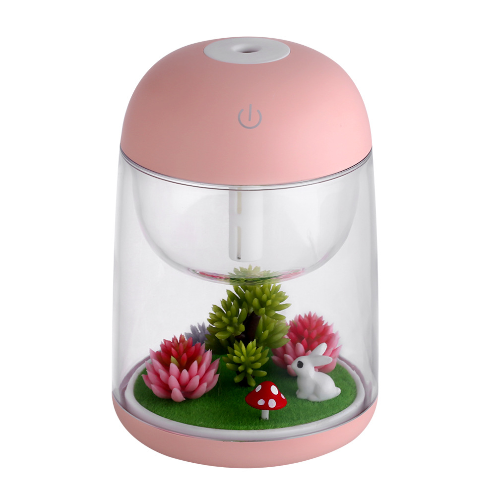 Electronic Boutique Micro Landscape Humidifier Desk Air Purification Bedroom and Household USB Aromatherapy Atomization