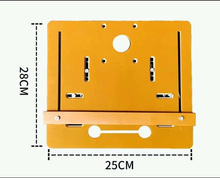 木工手提切割机底板瓦工云石机底板可切45度角修边机底板带靠条