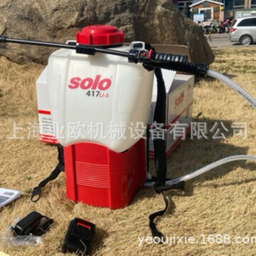 索逻10升打药机 solo 417li-s背负式喷雾器 园林农用锂电池喷壶