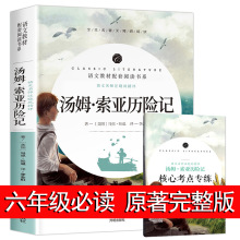 汤姆索亚历险记 原著正版六年级完整版小学版阅读课外书人民6年级