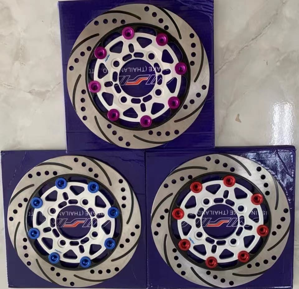 越野摩托车改装前刹车盘碟刹盘 耐用浮动盘多颜色可选东南亚车型