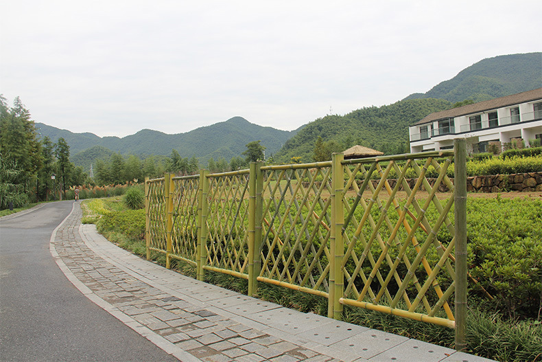 安吉工厂户外竹篱笆栅栏庭院隔段围墙民宿别墅园林景区围栏批发