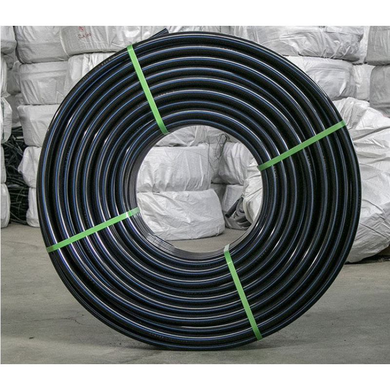 自来水管pe热熔硬管批发100米长3分4分6分管子滴灌大鹏饮用排水管