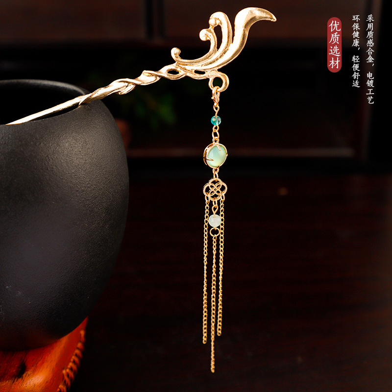 汉服配饰古风流苏发簪步摇旗袍马面裙挽发簪子发饰发钗古典百搭