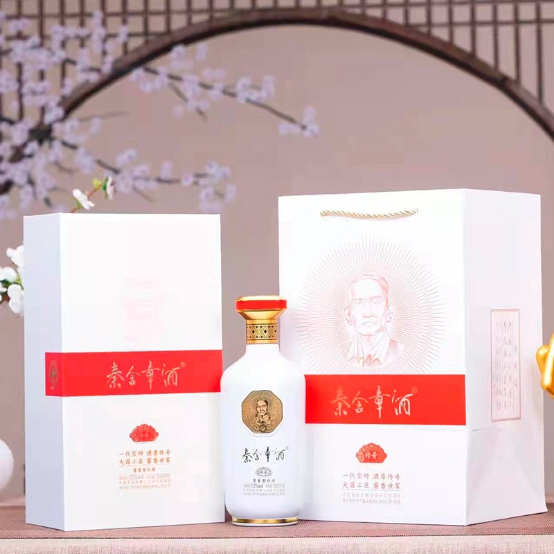 53度秦含章传奇酱香型高度国产白酒500ml瓶装礼盒纯粮食白酒整箱