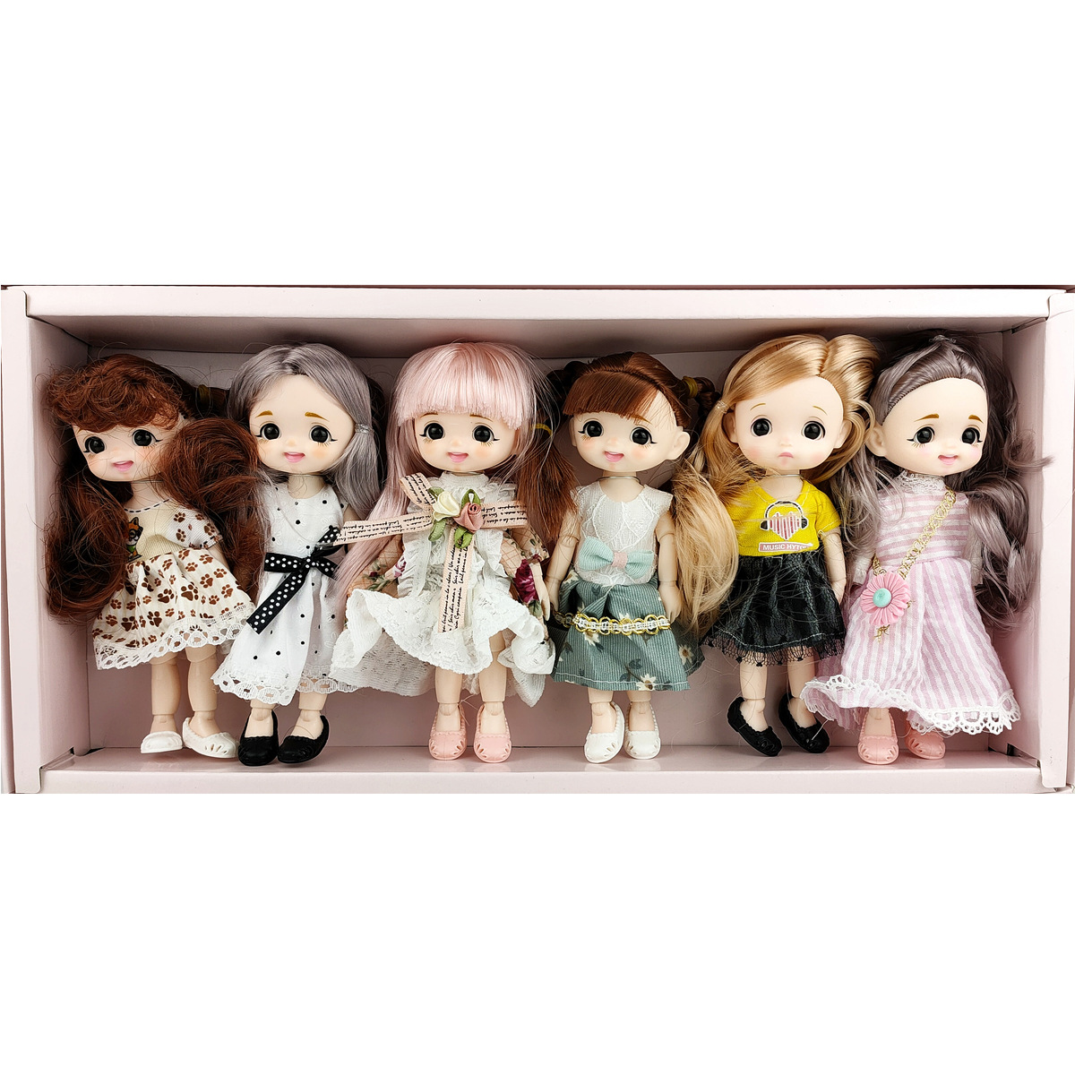 Doll Gift Set 16cm Doll Girl Simulation Princess Children's Toy Gift Present Doll Blind Box