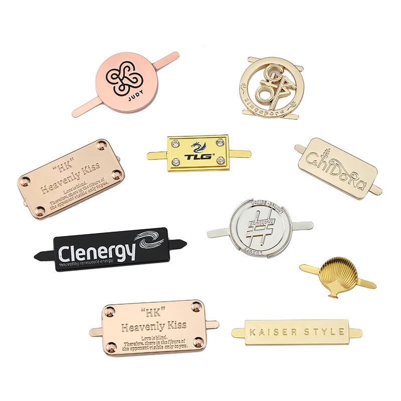 Factory Direct Sales Zinc Alloy Pin Signs Applicable to Jeans Accessories Hardware Trademark Logo Can Be Customized