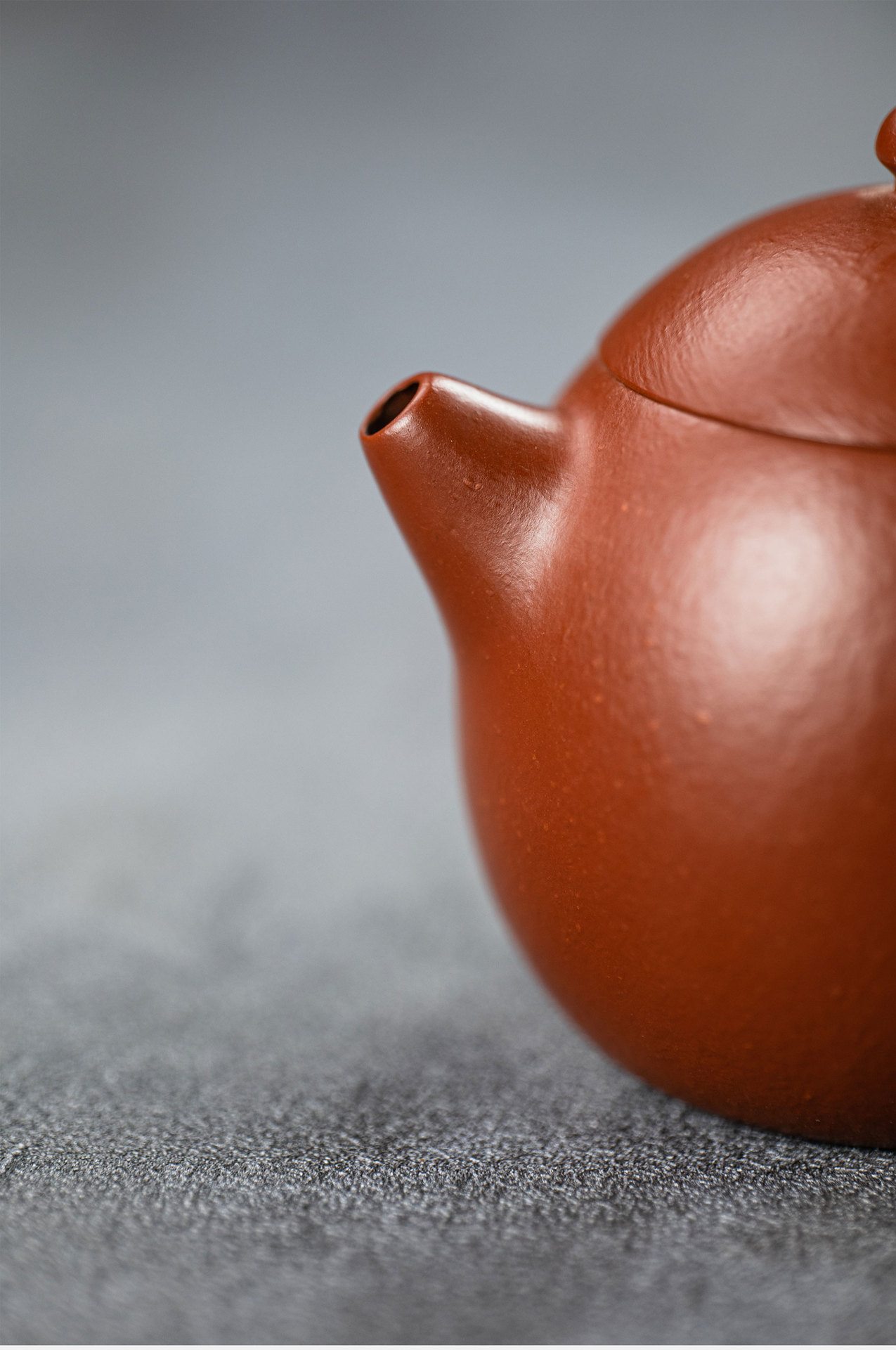 宜兴紫砂壶原矿皱皮朱泥纯手工龙蛋茶壶小品全手工茶具130ml