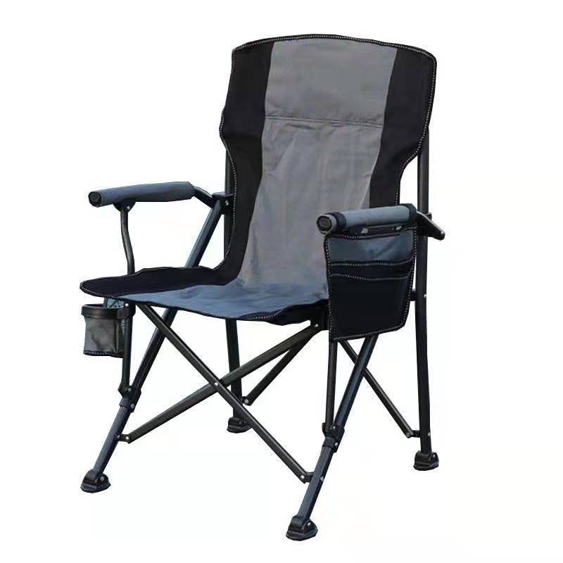 Cross-Border E-Commerce Outdoor Folding Large Chair Camping Picnic Car Beach Chair Portable Leisure Fishing Chair