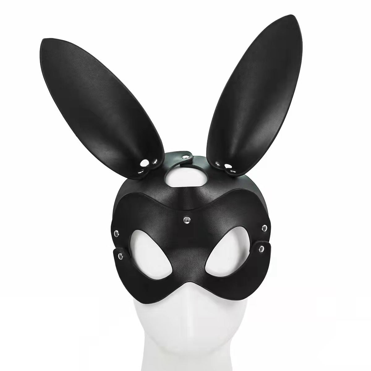 Hot Selling Women's Sexy Mask Leather Rabbit Cat Face Eye Mask Supplies Adult Fox Mask SM Sex Product Generation Hair