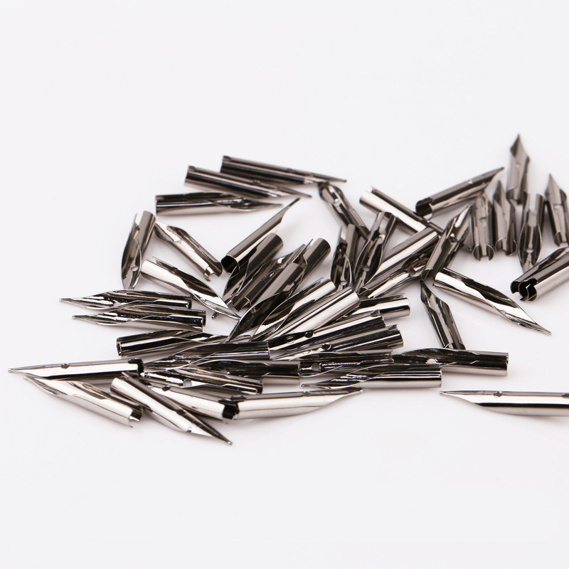 小笔尖 0.38mm钢笔笔尖特细美工钢笔尖 英雄永生学生钢笔配件