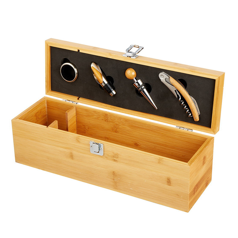 红酒开瓶器套装工具套装红酒开瓶器酒具竹单酒盒