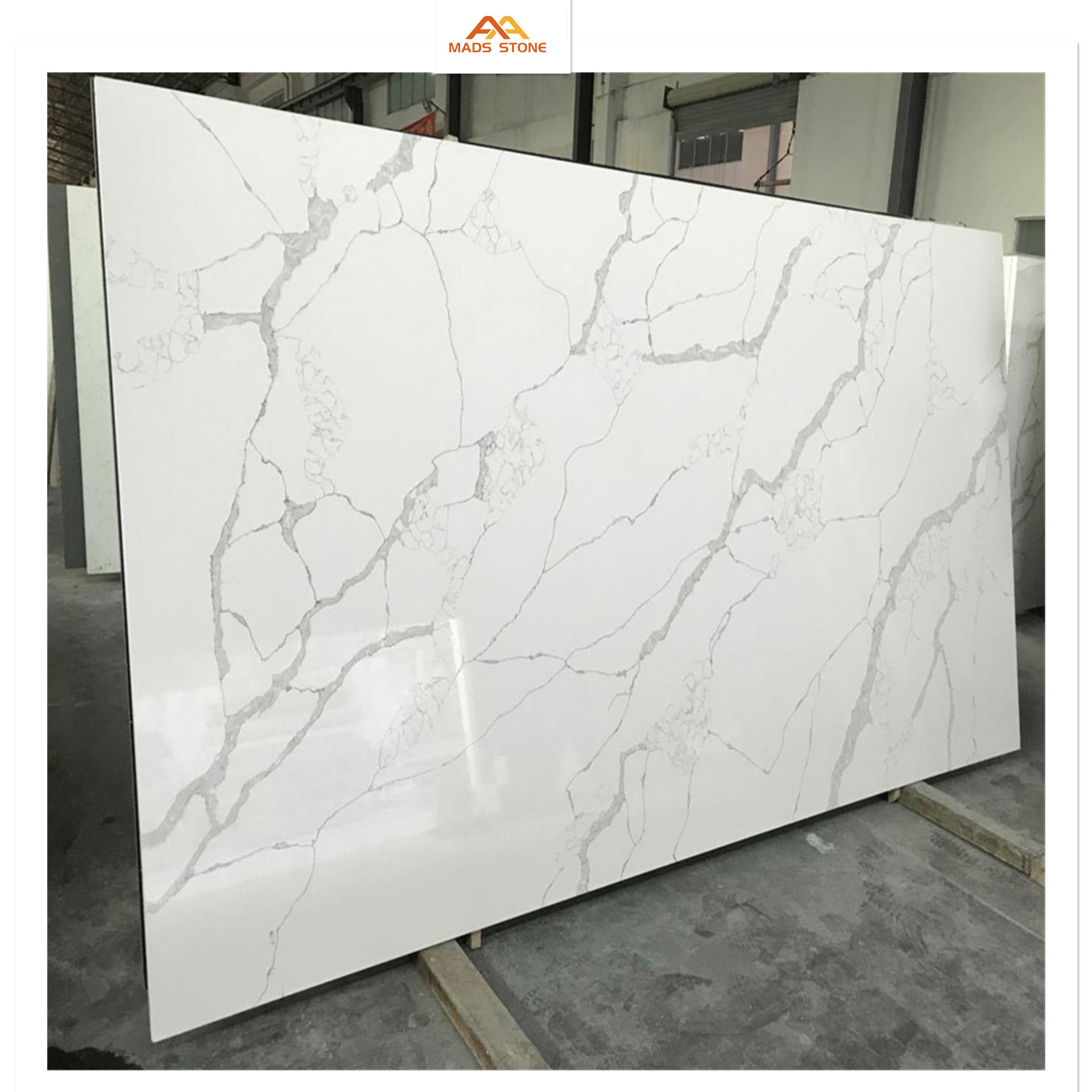 人造石鱼肚白石英石家装电视背景石材人造台面人造石台盆石英地板