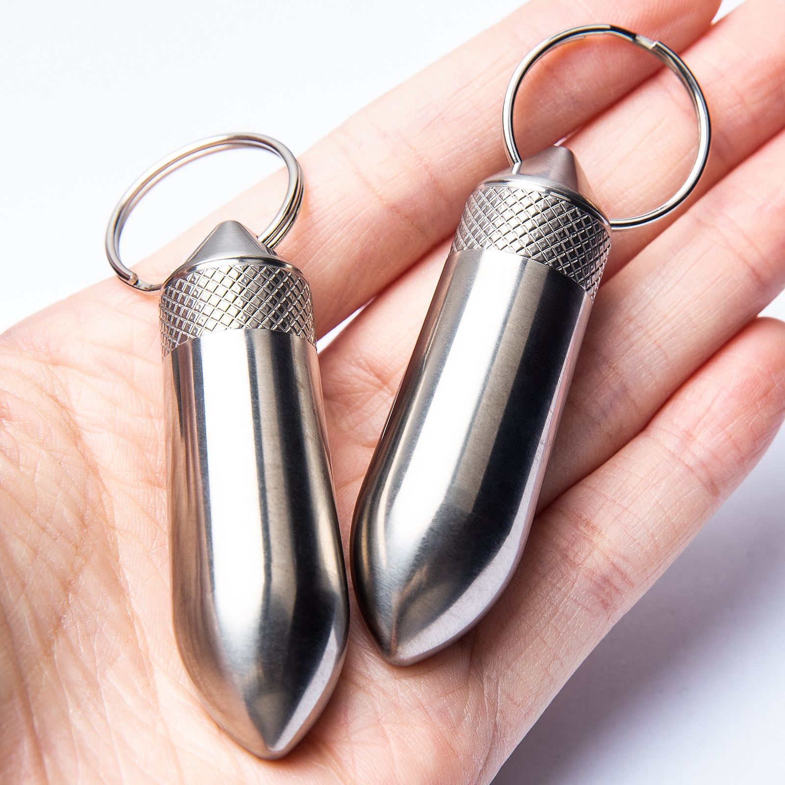 纯钛大号防水仓小药瓶 老人救心丸随身急救药丸瓶密封罐户外用品