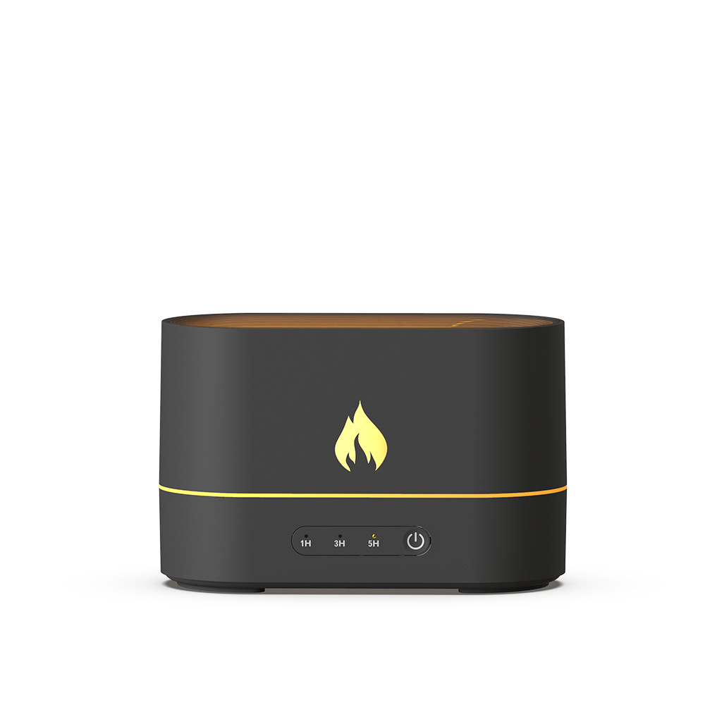 New 3D Simulation Flame Aroma Diffuser Mini Household Aerosol Dispenser Air Atomization Ultrasonic Flame Humidifier