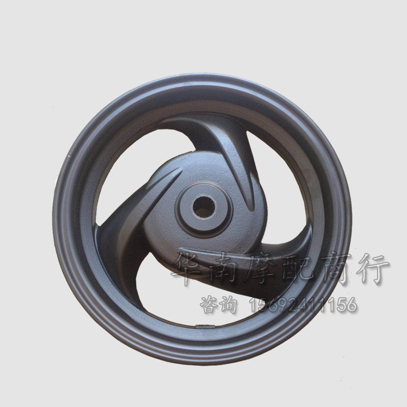 雅马哈100cc巧格福喜前后轮毂125鬼火铝合金钢圈gy6摩托车铝轮