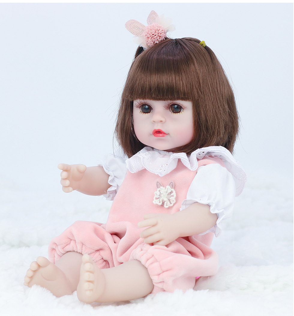 外贸仿真重生洋娃娃 搪胶婴儿重生娃娃美国reborn doll儿童玩具