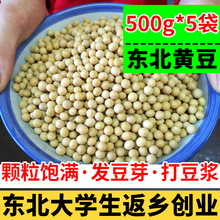 500g*5袋 东北黄豆打豆浆专用豆农家自种非转基因新大豆发豆芽