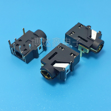 博达鑫pj-362耳机插座7脚插脚双固定柱3.