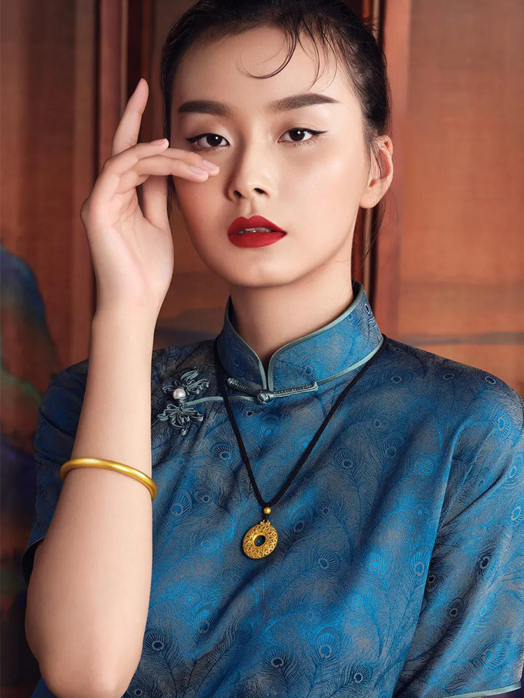 万足金9999手镯黄金古法手镯水贝黄金批发黄金实心手镯千足金手环