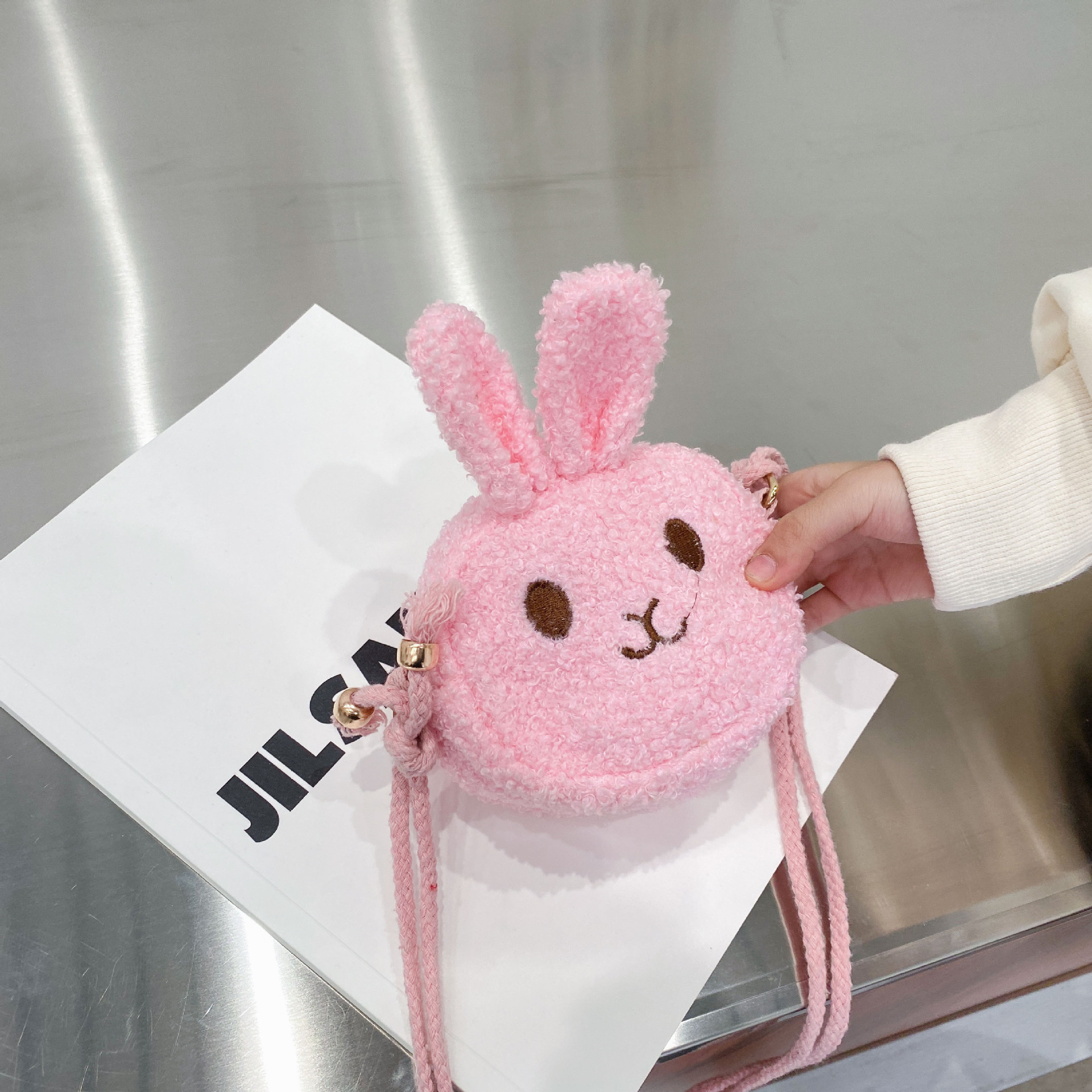 儿童可爱卡通小兔子包包公主女童宝宝时尚单肩零钱斜挎包女孩小孩