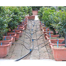 家庭菜园灌溉农场植物自动滴灌滴头滴管微型温室1出四滴箭