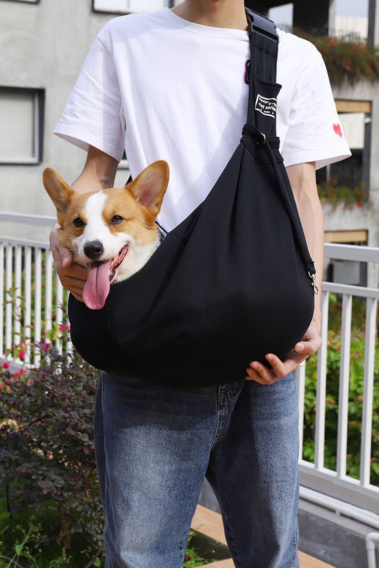 New Amazon Folding Dog Backpack Breathable Pet Diaper Bag Pet Bag Crossbody Bag in Stock Wholesale