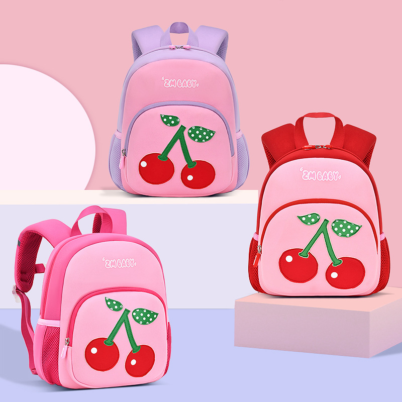 New Kindergarten Diving Material Schoolbag 1-3-6 Years Old Mini Backpack Cute Cartoon Children's Bag