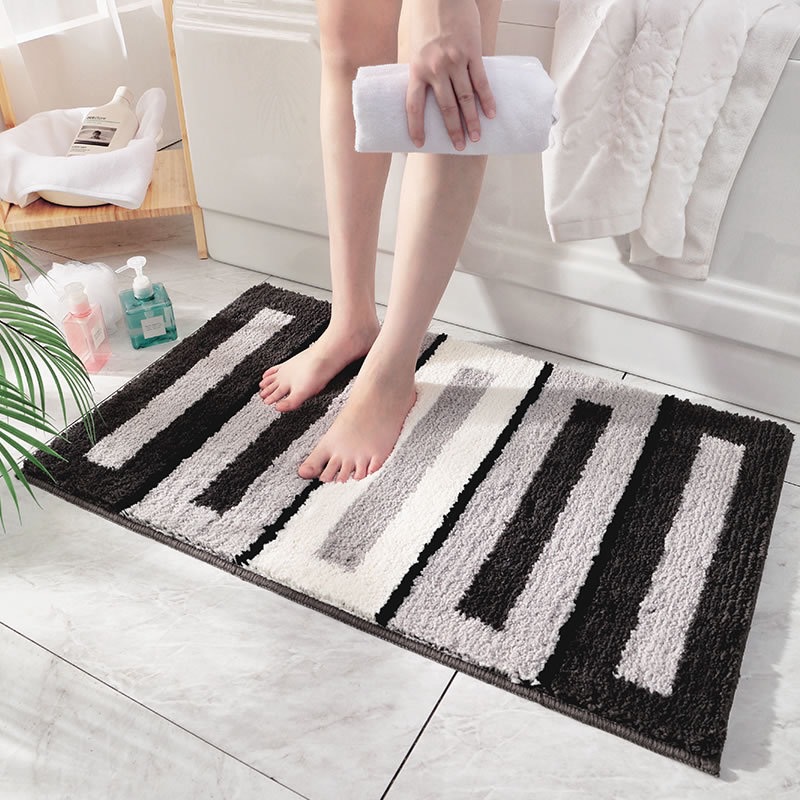 Factory Direct Sales Foreign Trade Wholesale Cross-Border Home Ground Mat Door Mat Absorbent Bathroom Thickening Bathroom Anti-Slip Mats