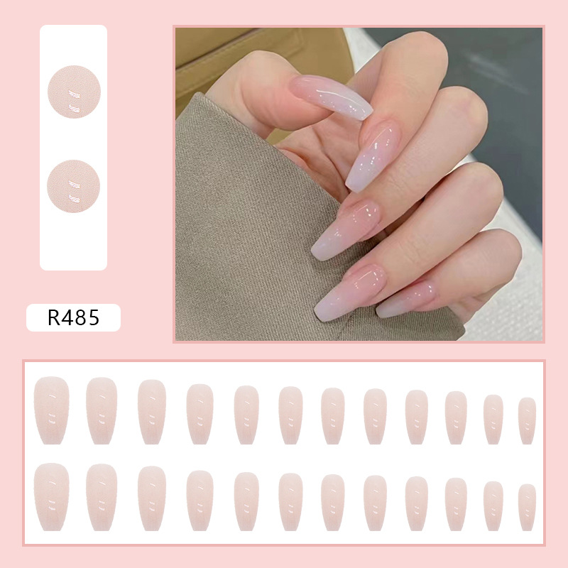 Nail Stickers One Second Wearable Nail Sticker Wear Armor Nail Stickers Pure Desire Gradient Simple New Elegant