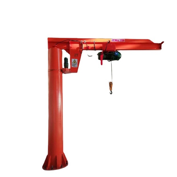 5吨1吨2吨电动摇臂吊360度 工业用立柱式悬臂小吊机
