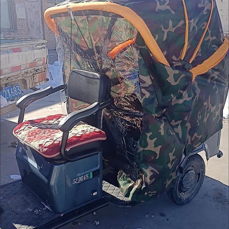 电动三轮车篷三轮车棚避雨遮阳蓬脚踏人力三轮车车棚折叠车车篷跨