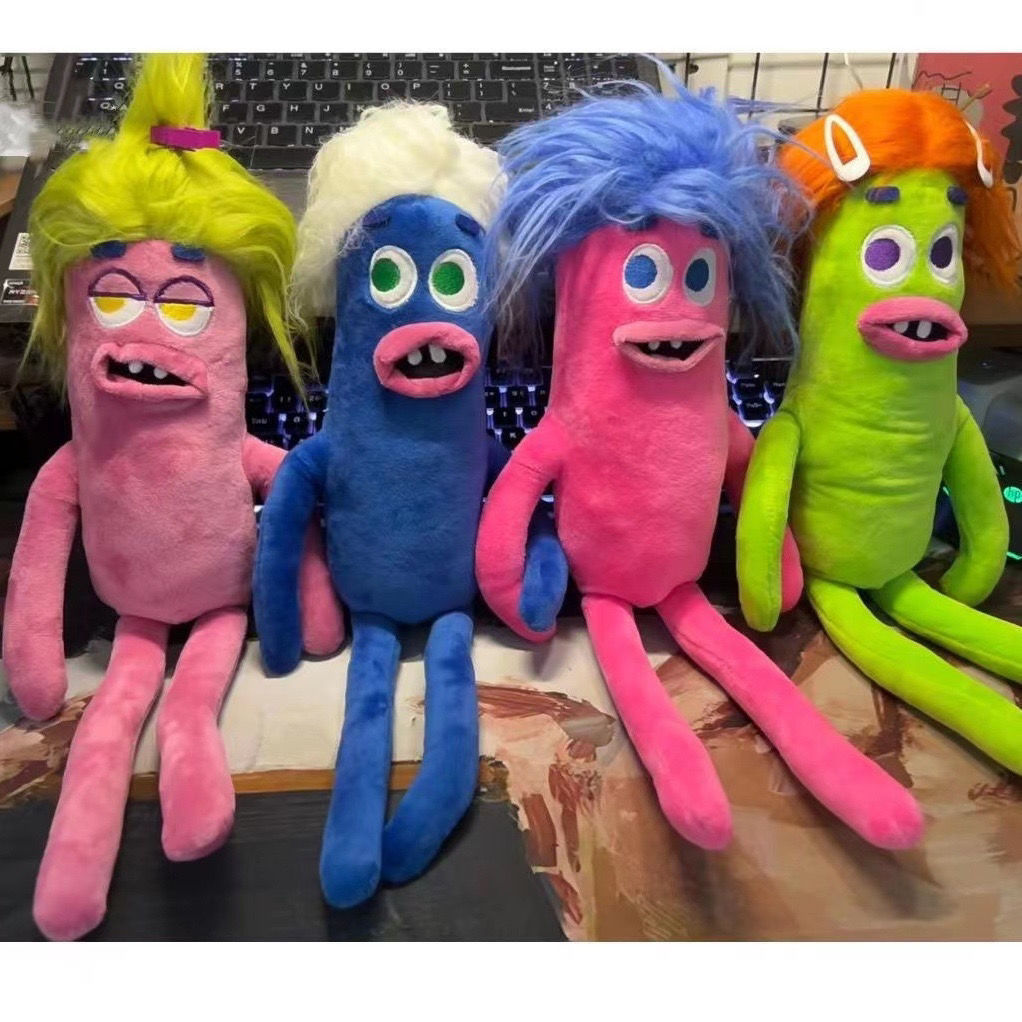 丑娃娃nobady sausage无名香肠怪搞笑游戏公仔玩偶丑萌毛绒玩具