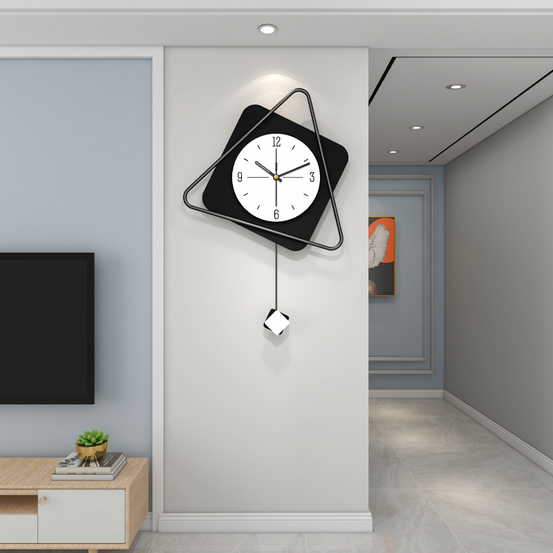 Modern Minimalist Living Room Clock Fashion Home Decorative Creative Wall Clock Personal Influencer Dining Room Art Clock Wall Hanging