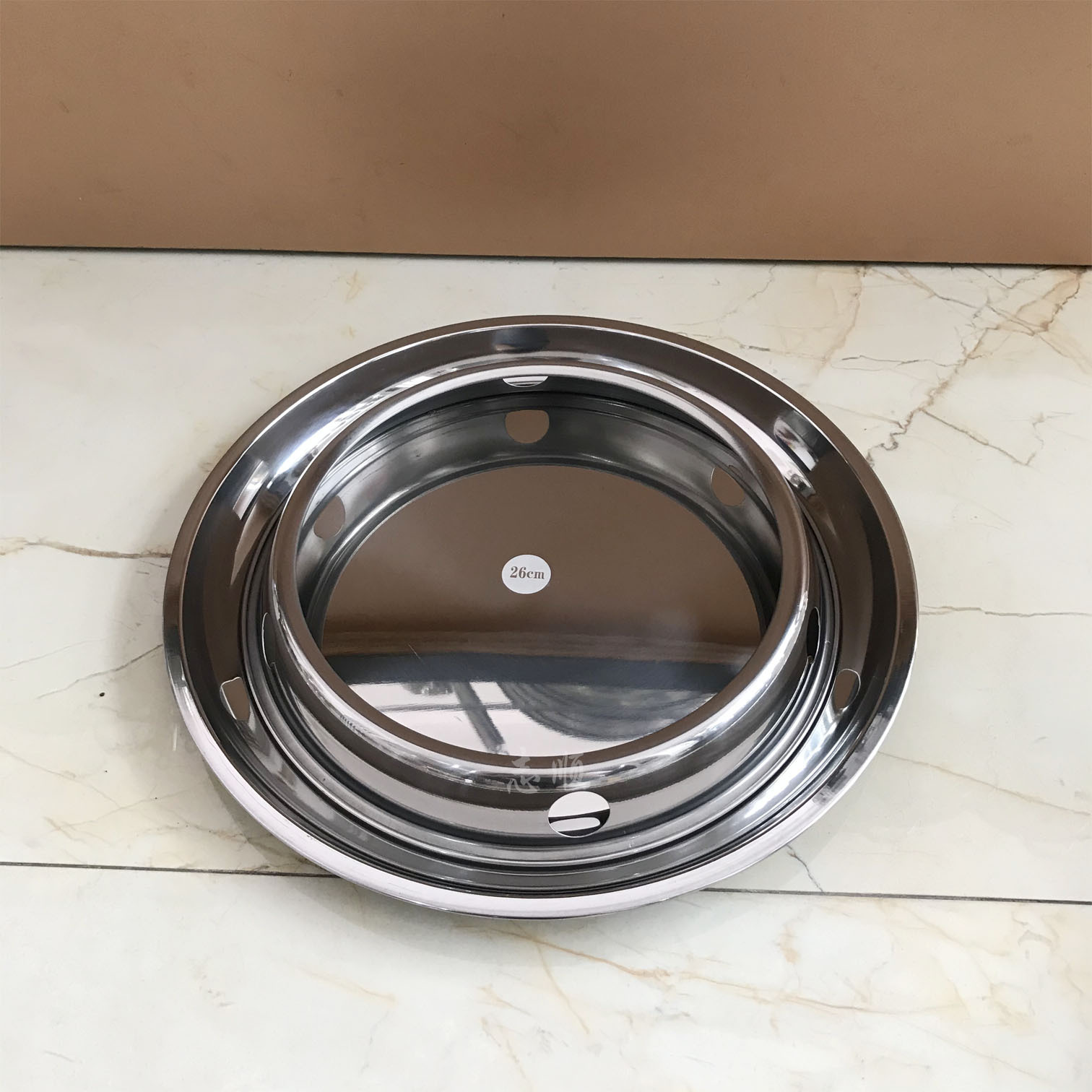 不锈钢锅架多用鼎架隔热锅圈连盘锅架置物架锅圈带盘厨房用品