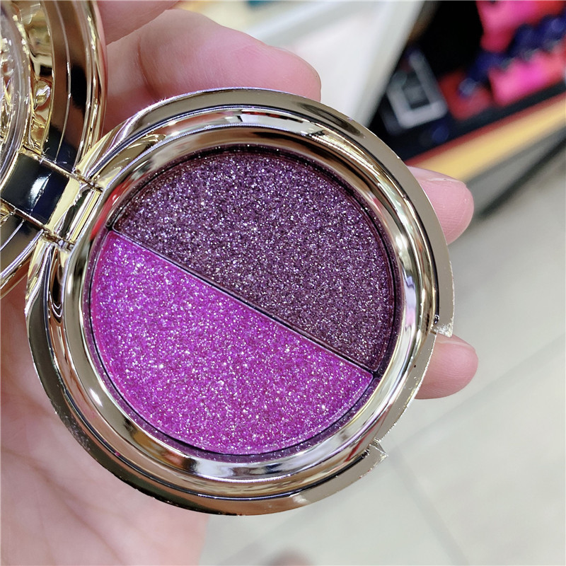 维妮小熊双色眼影哑光珠光一芯到底葡萄色玫红色儿童