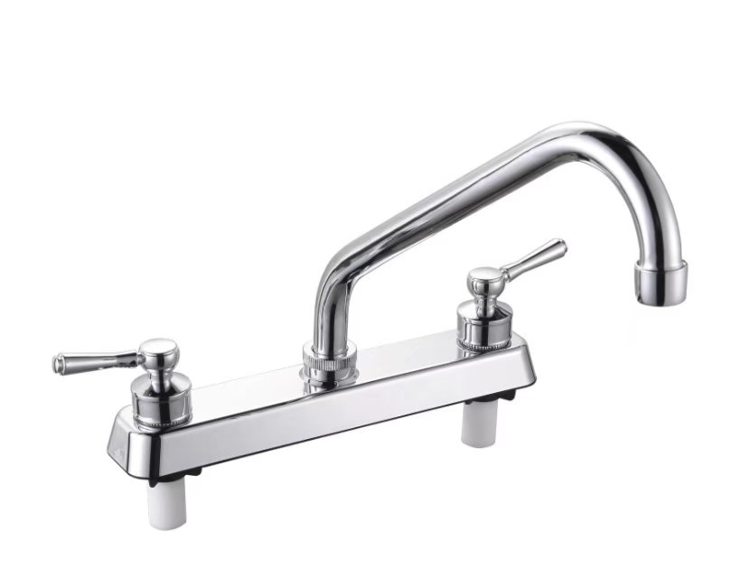 Faucet Triple Double Handle Manufacturers Supply South American Hot and Cold Suitable for Kitchen Basin Faucet