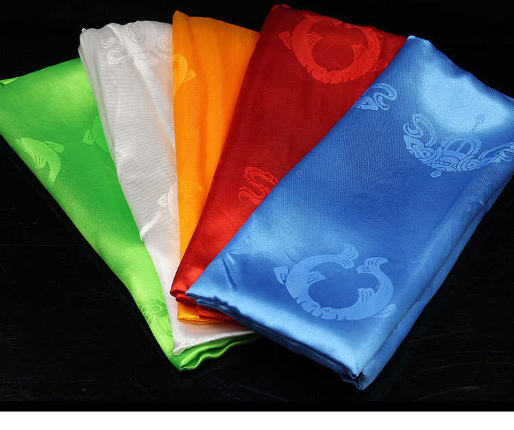 新款五色八吉祥哈达提花佛教用品藏族饰品批量发吉祥235cm乘43cm