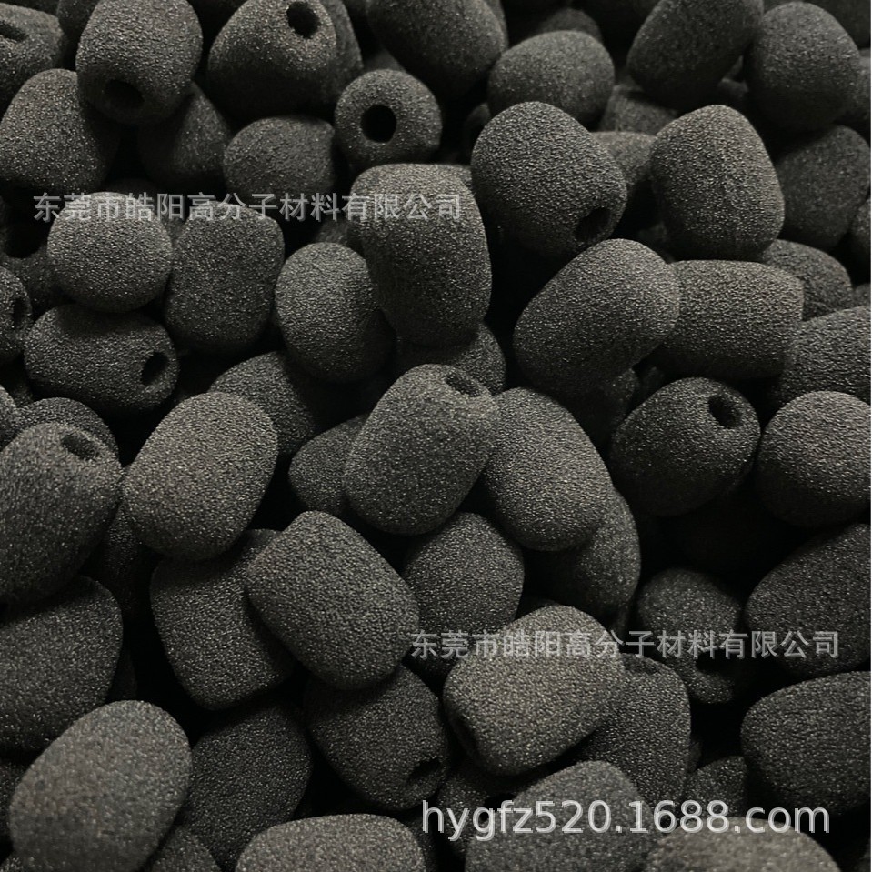 现货耳麦海绵套咪绵海棉套头戴麦克风咪棉领夹小蜜蜂海绵套