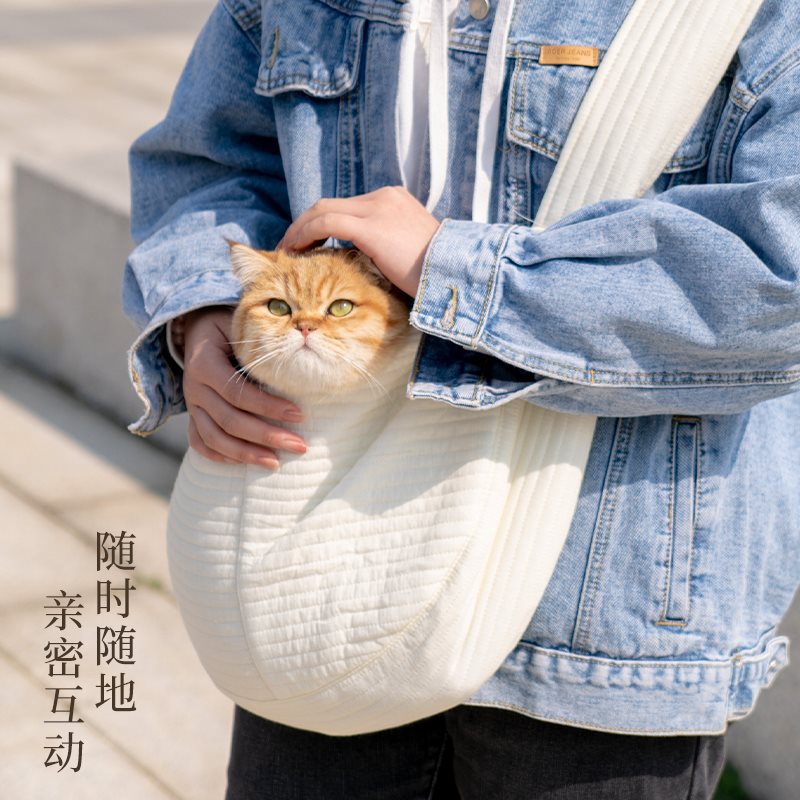 猫包便携外出猫咪狗狗外出包遛猫包宠物背包斜挎猫包小型狗狗背包