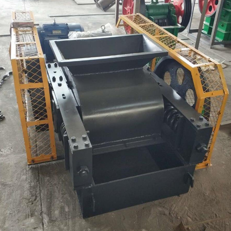 对辊破碎机对滚式制砂机小型制沙机建筑垃圾粉碎机打沙机设备全套