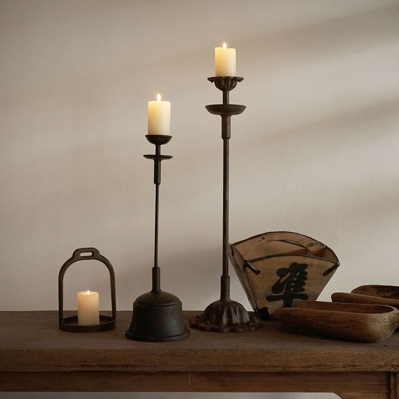 ar中古茶室禅意艺术复古侘寂风落地灯客厅铁艺灯古风灯饰照明灯具