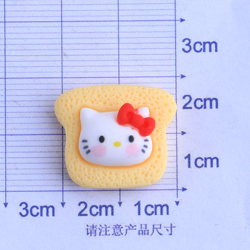 Cat Series Cake Cream Glue DIY Simulation Candy Toy Resin Jewelry Accessories Phone Case Material Decoration Ornaments