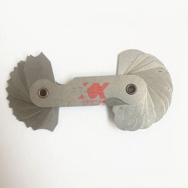 弧度圆角规半径规不锈钢半径圆弧规高精度半径尺螺纹量规