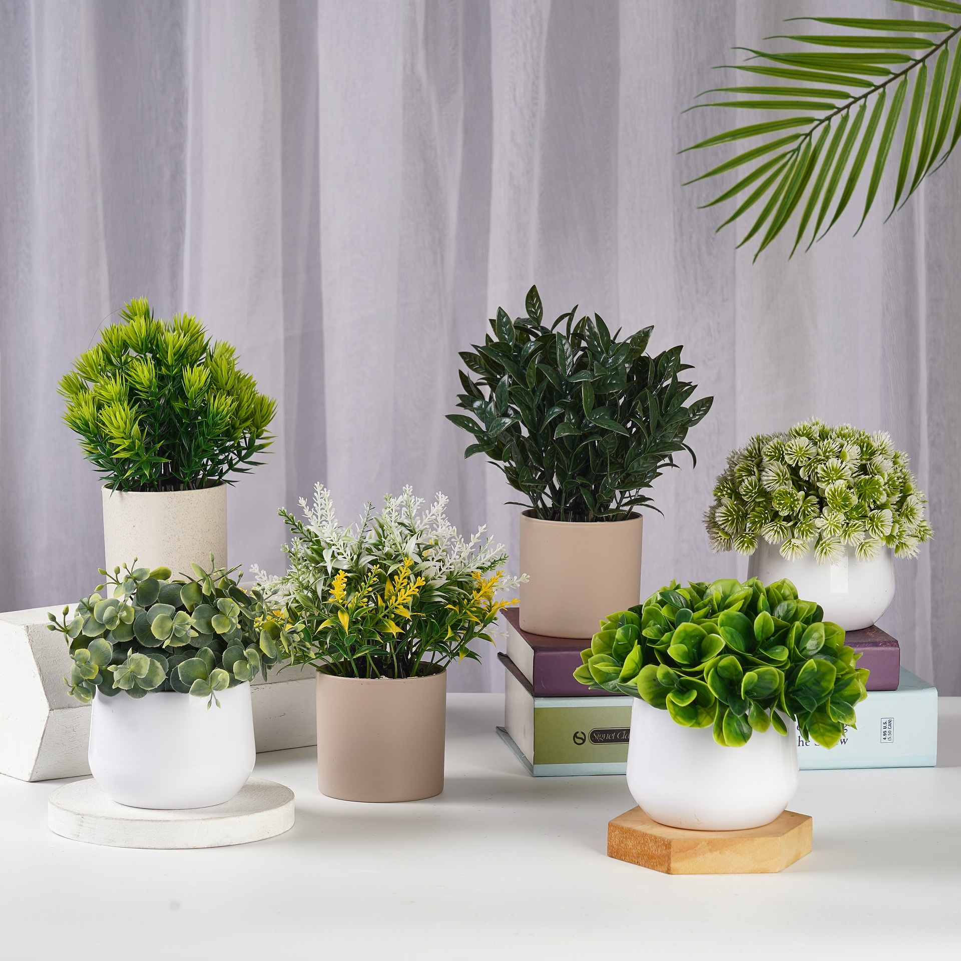 跨境仿真绿植盆栽摆件假花仿真花桌面摆设植物室内绿色客厅小装饰