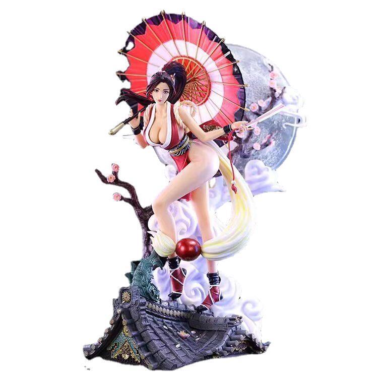 gk樱花不知火舞雕像 优质版 街霸 春丽 超大站姿发光手办模型摆件