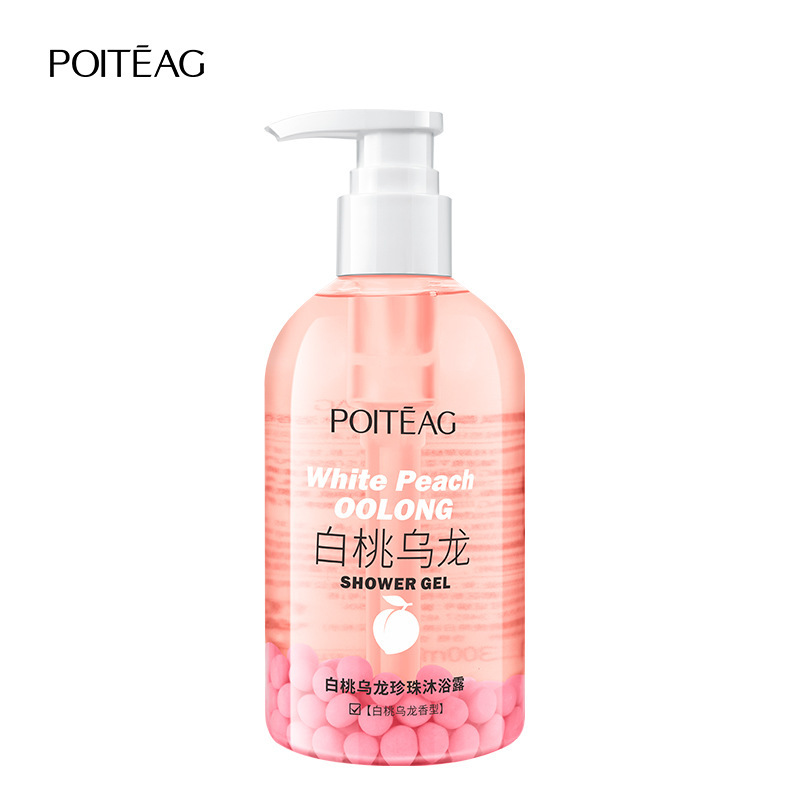 Peach Oolong Shower Gel PIETENG Pearl Refreshing Cleaning Body Lotion Fragrance Moisturizing Shampoo Wholesale Hair Generation