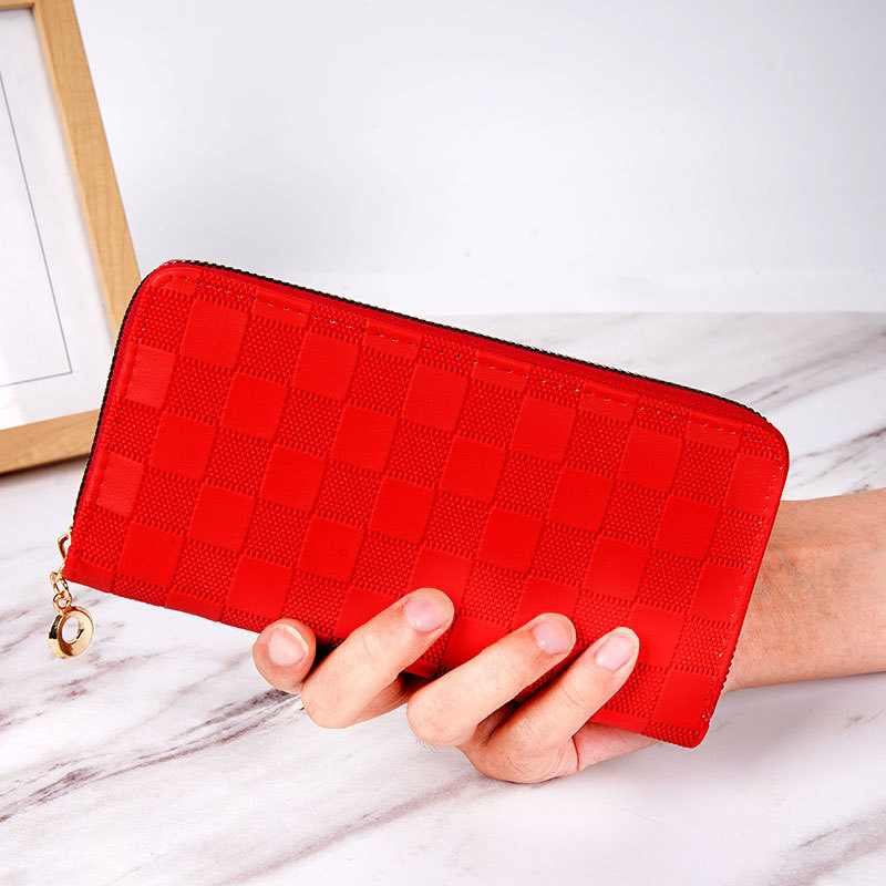 Fashion New Women's Wallet Single-Pull Double-Pull Foreign Trade Custom Cute Multi-Card Wallet Cross-Border Women's Wallet